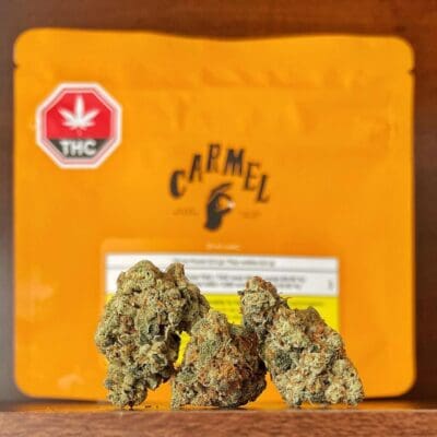 Dim Mac by Caramel Strain Review from Stokd Cannabis Dispensary Niagara Falls