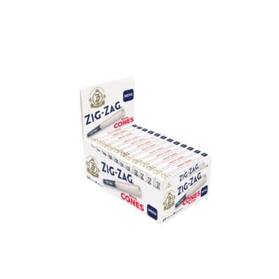 Zig-Zag | Pre-Rolled White Mini Cones | 8Pk