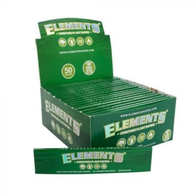 ELEMENTS |  Green King Size Slim Rolling Paper