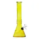 Blueberry | 12" Triple Ring Soft Glass Bong | Gold