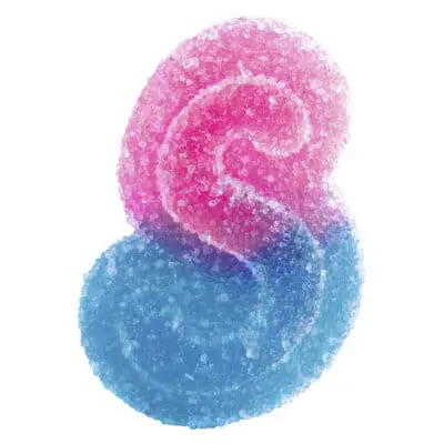 SOURZ by Spinach | Fully Blasted Blue Raspberry Watermelon Gummies