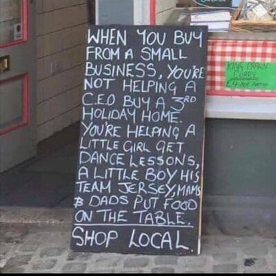 Buy local