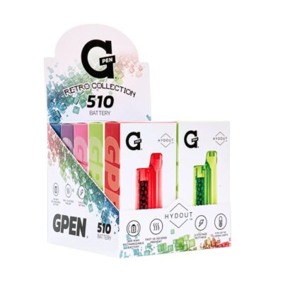 G Pen | Hydout Retro Clear Collection 510 Cartridge Battery