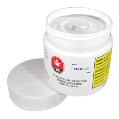 PROOFLY | Full Spectrum CBG + CBD + THC Relief Cream