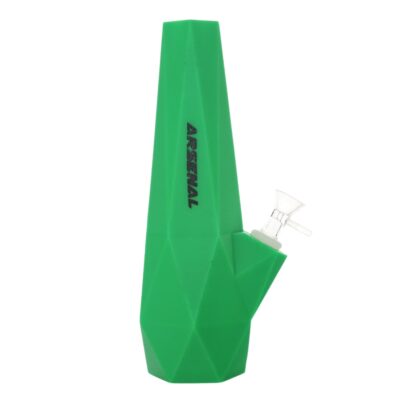 Arsenal | 10" Diamond Silicone Water Pipe | Multicolor